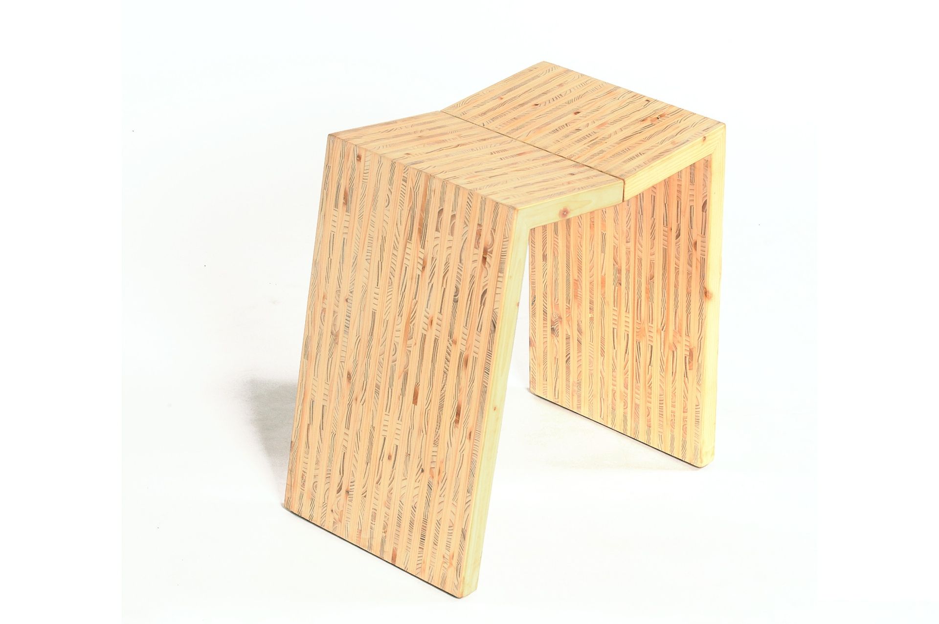 Tabouret bas MEZENC - Atelier Vallon artisan ébéniste Ardèche 12