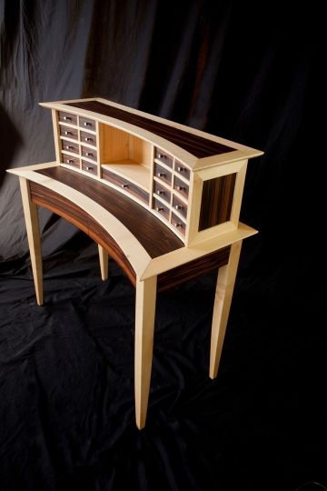Bureau Bonheur d'Aujourd'hui - Erable et Ebene - Vallon Joseph Artisan ébéniste en Ardéche