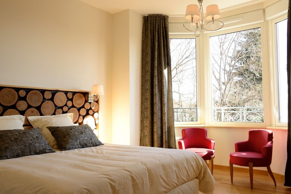 Chambre haut de gamme Hotel **** Villa Elisa M à Aubenas - création et réalisation Vallon Joseph Artisan d'art
