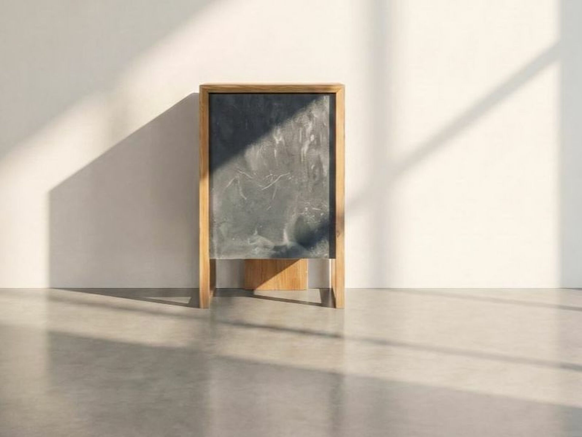 Meuble appoint mineral - Atelier vallon artisan ébéniste Ardèche - 01