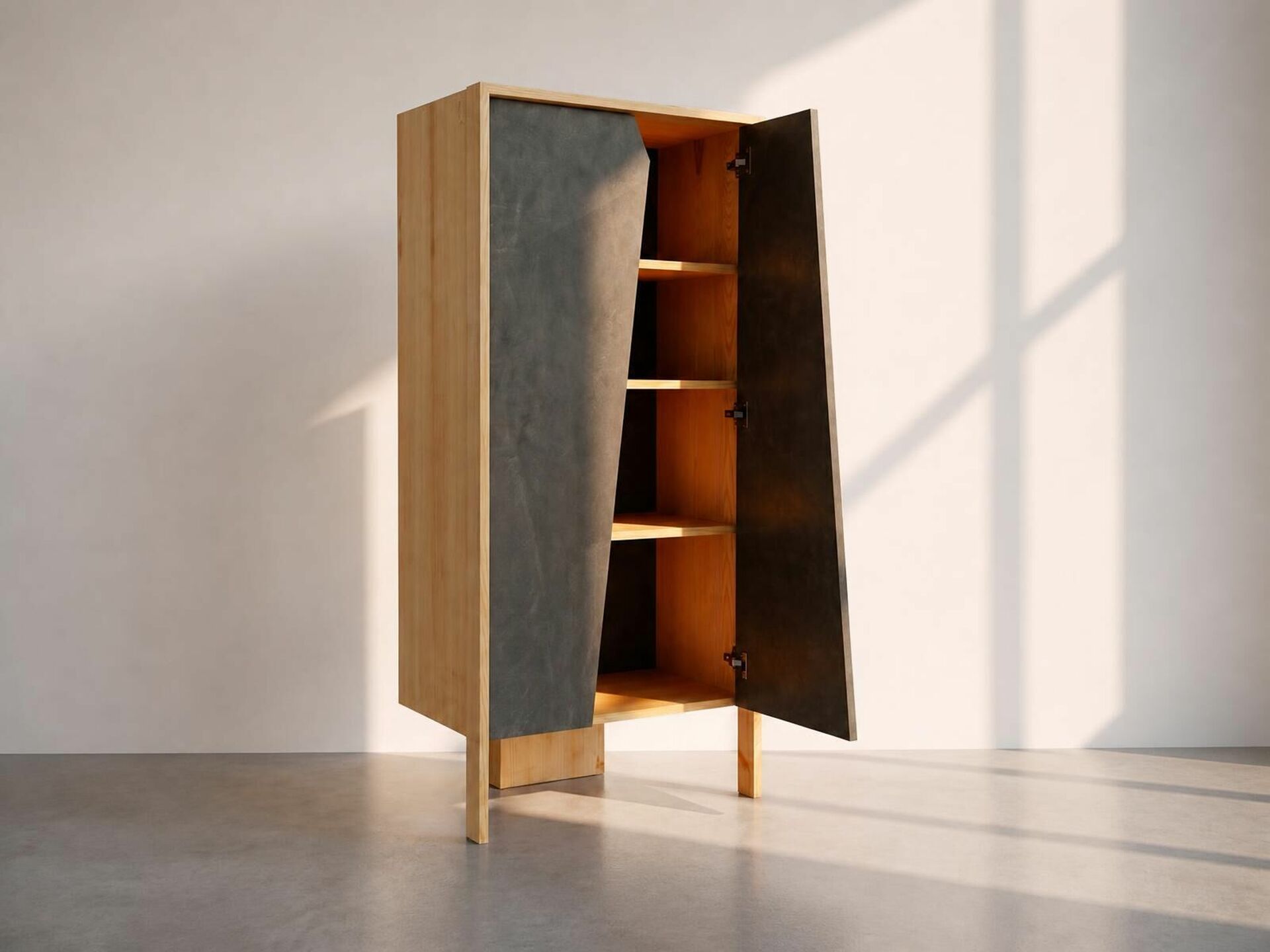 petite armoire kameleon - atelier vallon artisan ébéniste ardèche - 02
