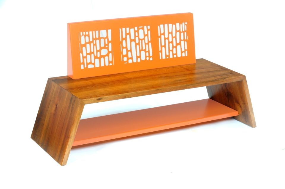 Table basse banc MEZENC - Atelier Vallon artisan ébéniste Ardèche 03