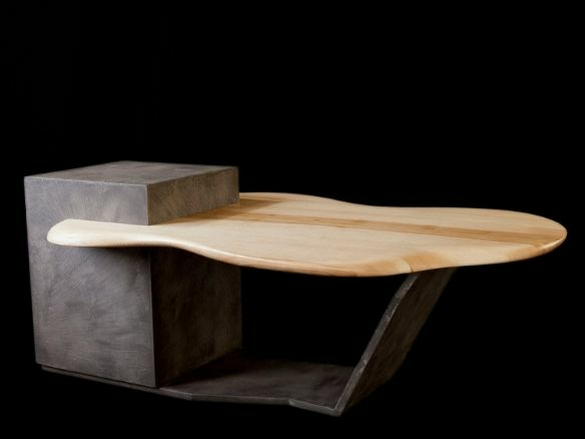 Table basse RUOMS - Atelier Vallon artisan ébéniste en Ardèche 01